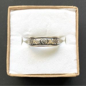Vintage 925 sterling silver band